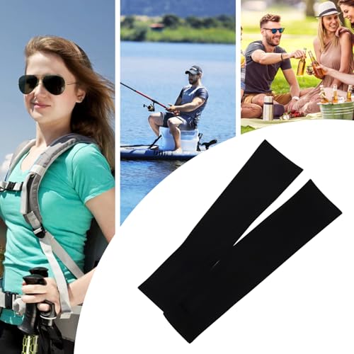 Mangas de brazo de refrigeración UV en pack de 3 pares elásticas y unisex para golf 4