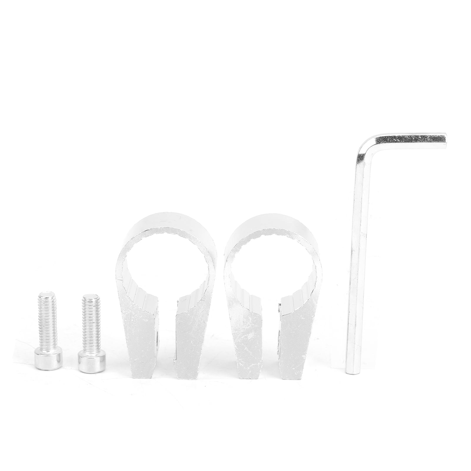 Dioche de Reproductor Manillar Motocicleta Altavoz Estéreo Reproductor de Manillar MP3 5W X 2 de Sonido (Silver)