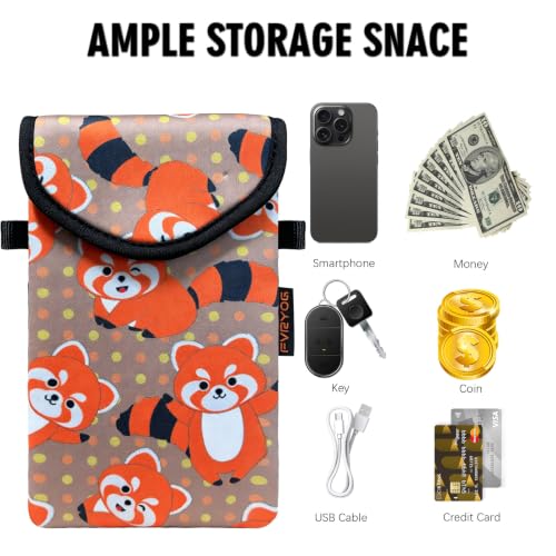 Image of Neoprene Phone Sleeve Pouch Case Bag for Men Women w /Crossbody Strap /Neck Lanyard for iPhone 17 /16 /15 /14 Pro Max, Samsung S25，Pixel 10