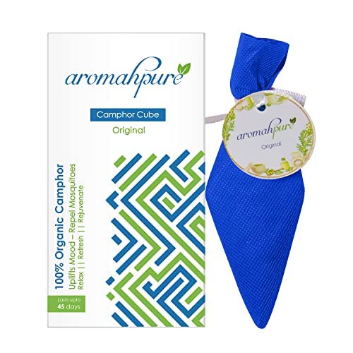 Aromahpure Camphor Cube (Original, Pack of 1)  100% Pure & Organic Camphor Cube for Car, Room And Bathroom Freshener