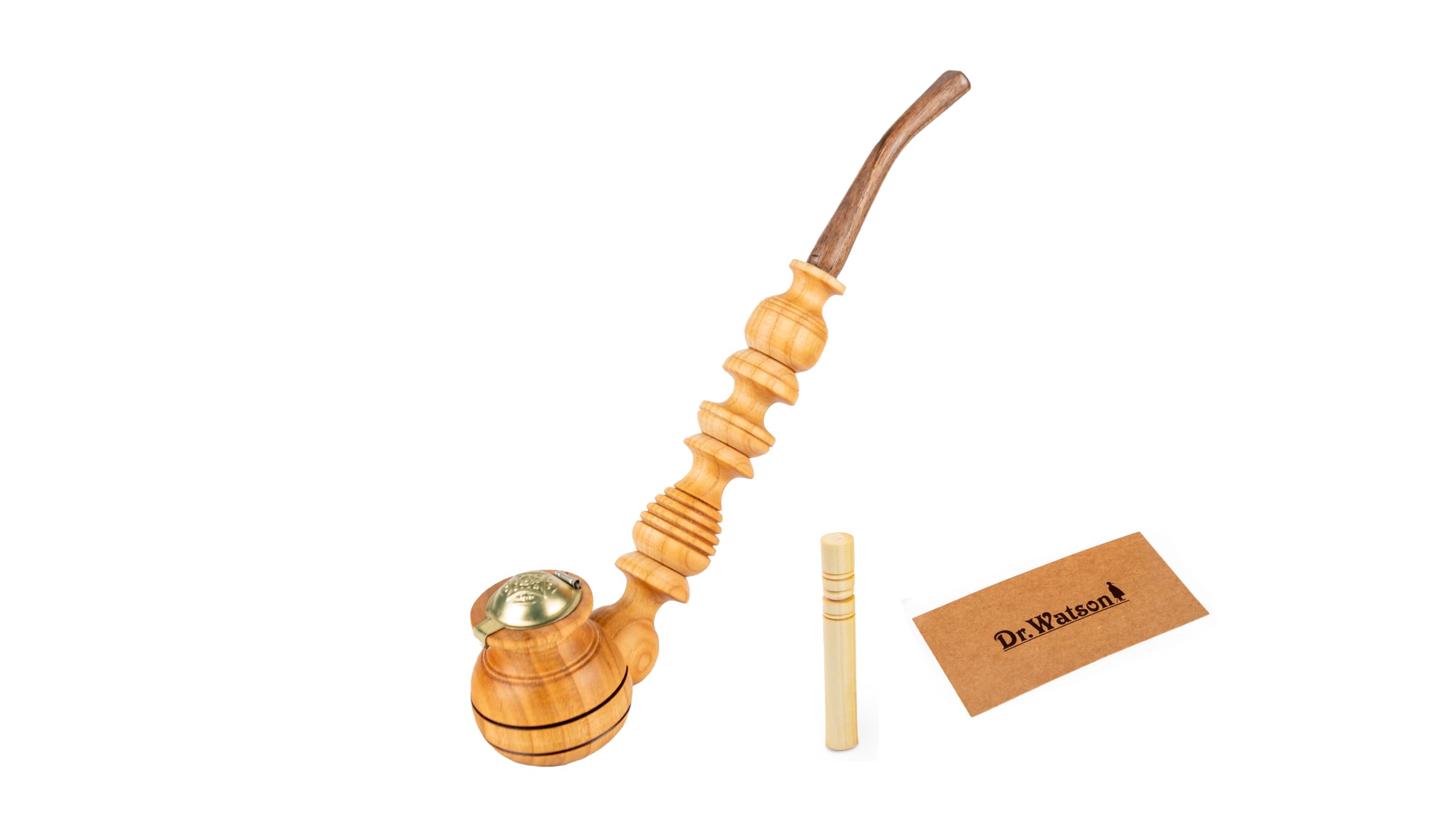 Dr. Watson - Tobacco Pipes, Churchwarden Shape, Handcrafted