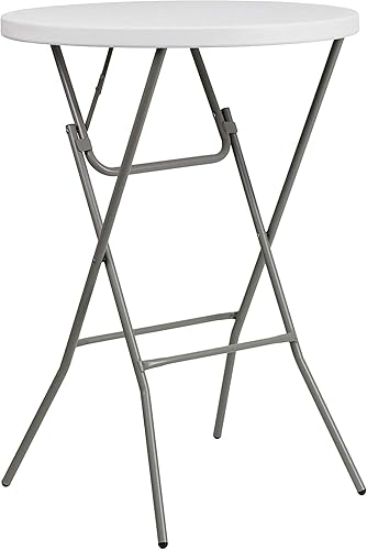 Mesa de altura de barra para exteriores de 32 pulgadas, mesa de altura de barra de plástico para interiores y exteriores, para patio, patio,