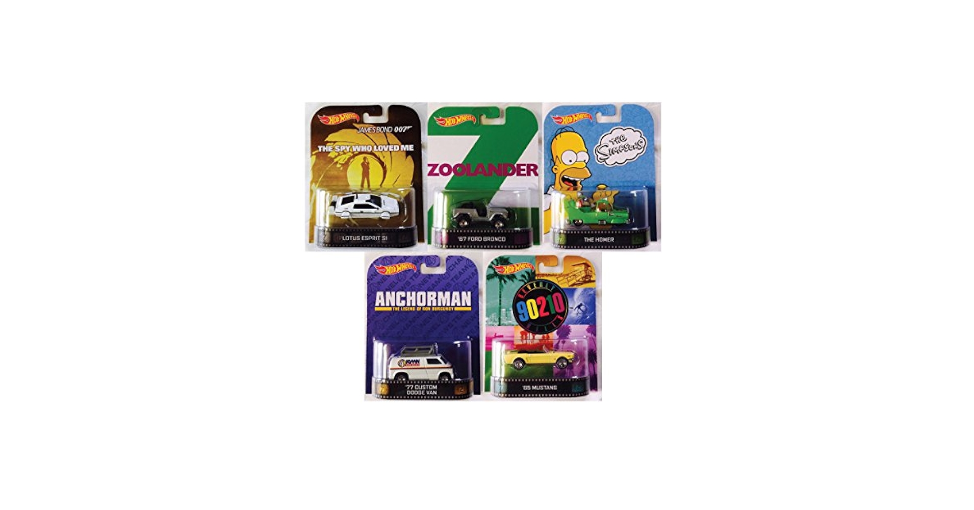 Amazon.com: Hot Wheels Retro Series Set of 5: Zoolander
