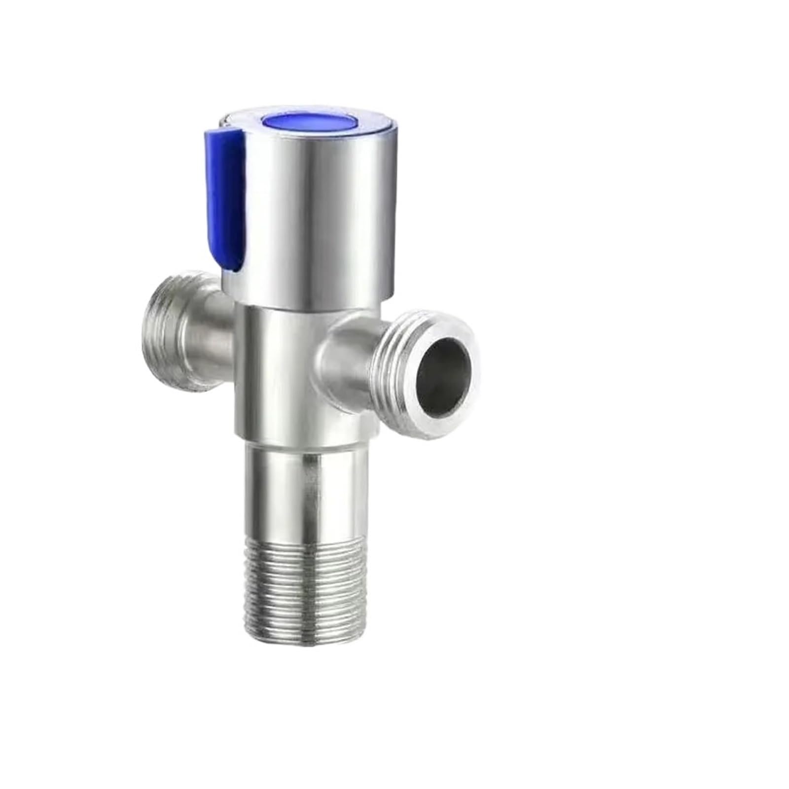 Bvhisehp C2 G1/2 Thread Stainless Steel Angle Stop Valve Household Kitchen Bathroom Water Pipeline Control Filling Valve