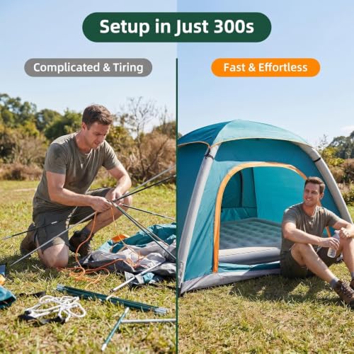 JINTVO 2-3 Person Inflatable Air Tent