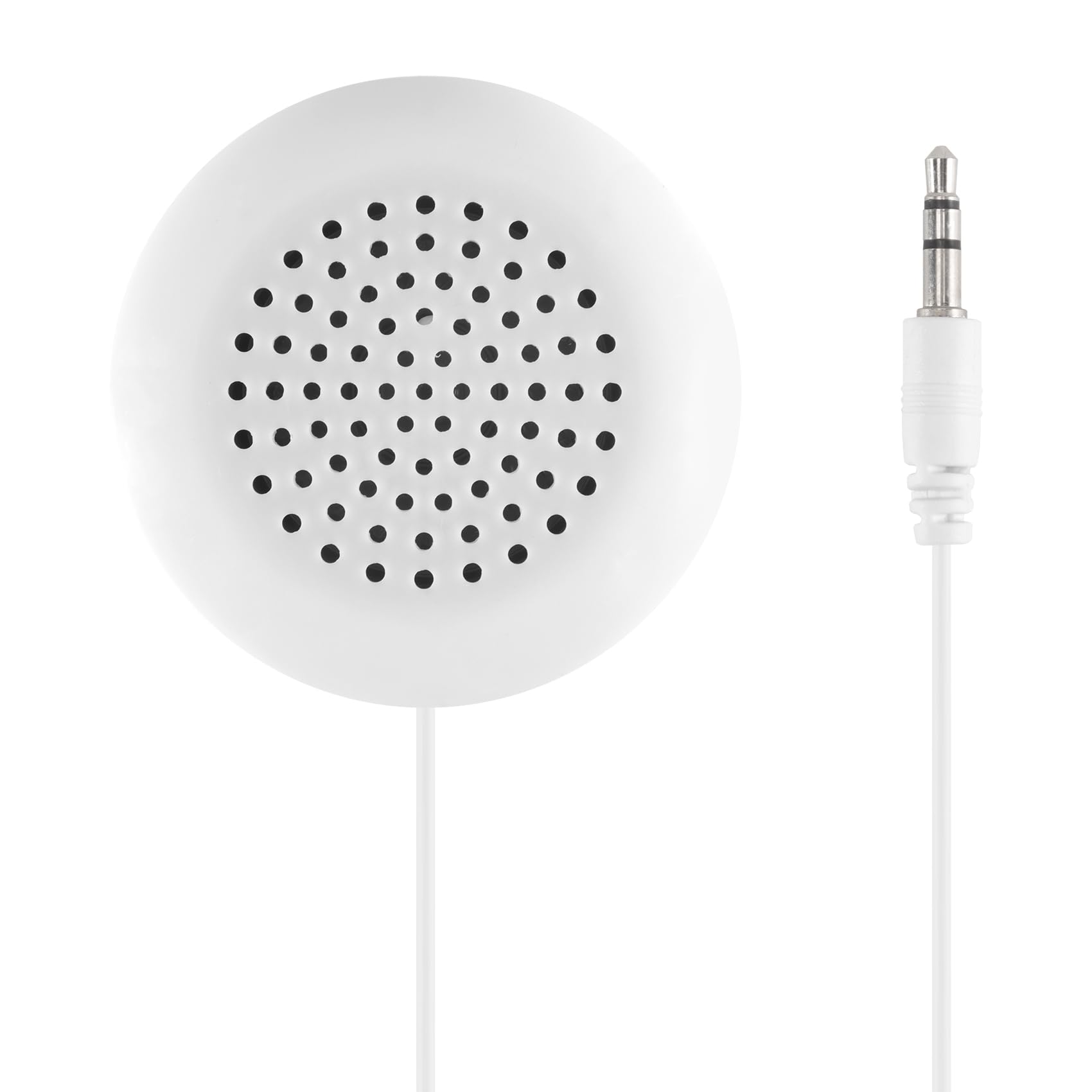 Mini White 3 5mm Pillow Speaker for CD Radio MP3 Player