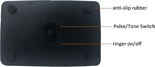 Miniatura 5 de TelPal - Teléfono fijo retro con cable, teléfono clásico vintage antiguo para el hogar y la oficina, teléfono doméstico con cable regalo para