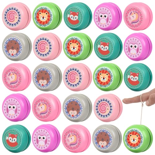 24 Pcs Yoyo for Kids Party Favors for Kids Classroom Must Haves Birthday Goodie Bag Stuffers for Kids Pinata Return Gifts