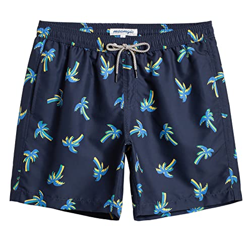 Image of maamgic Mens Swim Trunks Quick Dry Swim Shorts with Mesh Lining Funny Swimwear Bathing Suits 7inch