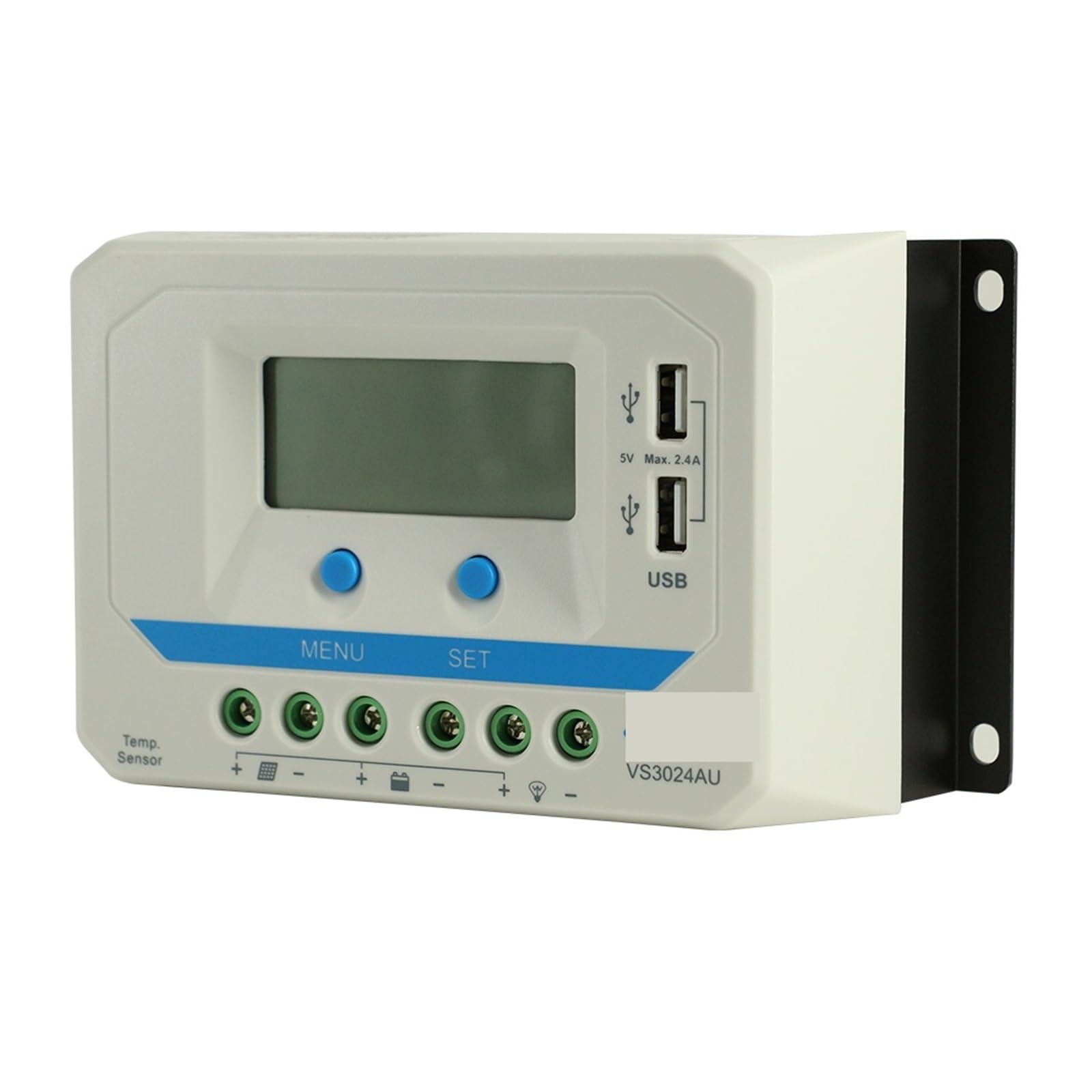 Kontrola Słoneczna PWM 10A/20A/30A/45A/60A regulator ładowania słonecznego seria podświetlenie LCD podwójny USB ładowarki fotowoltaicznej dla domu(30A)
