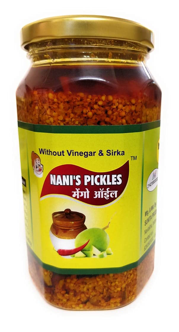 Nanis Pickles Mango (keri) Pickle hand made - आम का अचार | કેરીનું અથાણું / कैरीचे लोणचे (500 gm) (B0975LZ4Z6) Amazon Price History, Amazon Price Tracker
