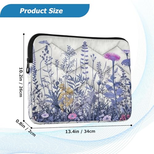 Funda para Laptop de 13-14 Pulgadas con Diseño Floral miniatura 3