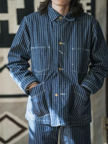 1930s Wabash Stripes Denim Jacket2