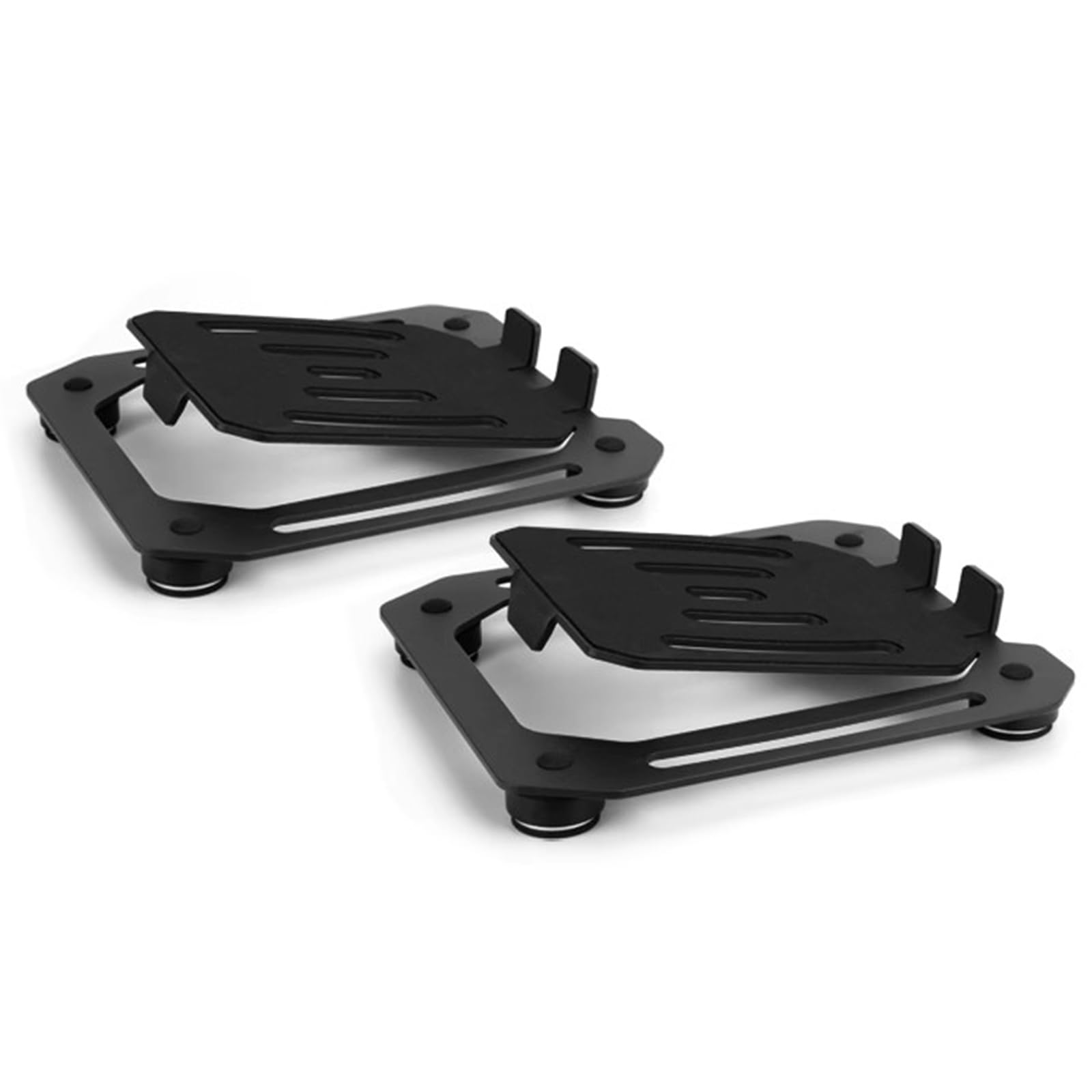 Soportes de aislamiento de altavoces con almohadillas absorbentes 7