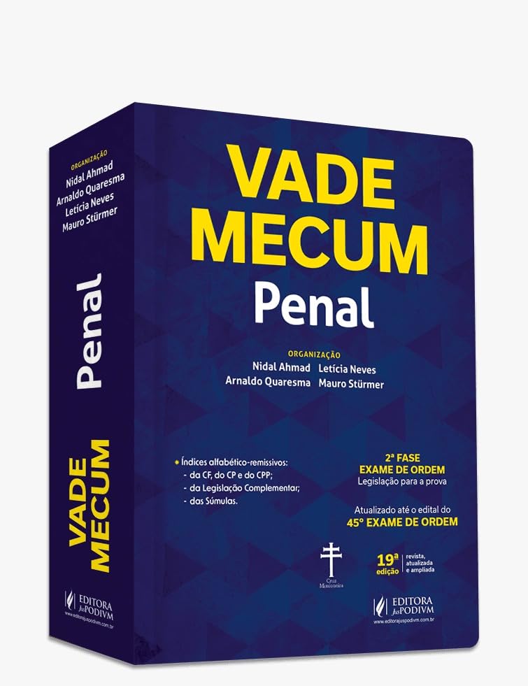 Vade Mecum Penal - 45º Exame de Ordem - 19 Edição 2026 Juspodivm