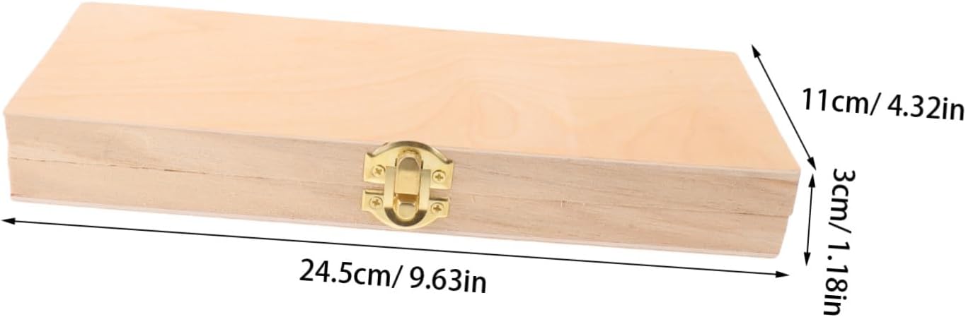2pcs Hydrometer Wooden Storage Box with Foam Insert, Padded Protective Case for Brewing Wine and Beer, Instrument Organizer for Homebrew Glassware