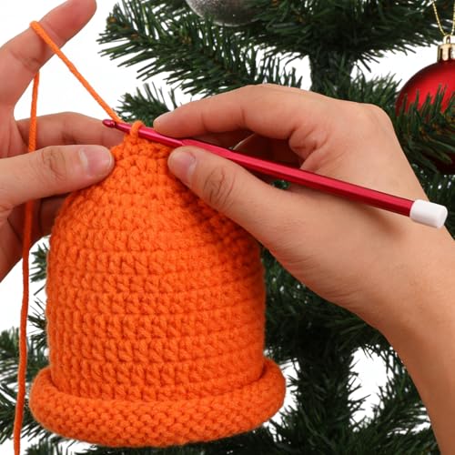 Ganchos de crochet de madera para tejer a mano suéteres y proyectos de punto 6