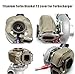 t3 turbo blanket Titanium turbo blanket t3 for T25 T28 GT25 GT28 GT30 GT32 GT35 CT26 Turbine Housing with Locking Springs (Titanium, t3)