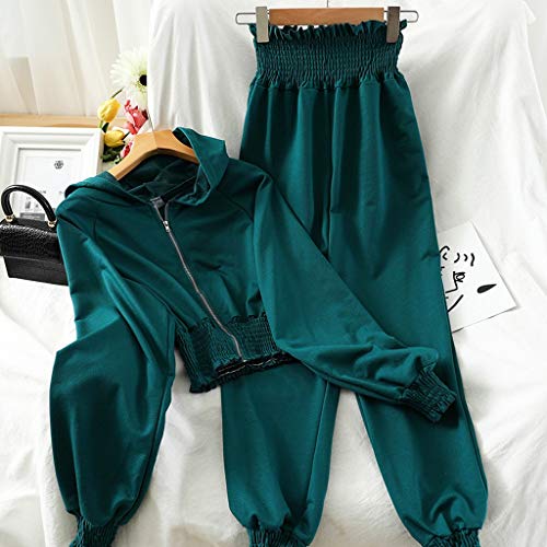 Pantalon Harun taille élastique et sweat à capuche : l'ensemble femme contre l'inconfort