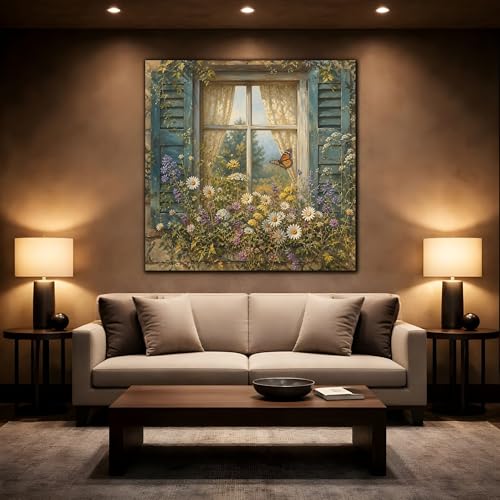 Impression sur toile fleurs de 3 cm d'épaisseur avec finitions haut de gamme
