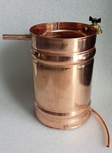 2 Gallon Copper Moonshine Still Condenser (Chiller/Worm Coil)