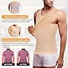 Junlan Compressione Shapewear Canotta Contenitiva Snellente Intimo Modellante Dimagrante Fascia Pancia Sportivo Fitness Canottiera Maglia Contenitiva Uomo (2X-Large, Beige) #2