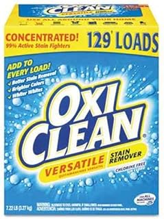 OxiClean Versatile Stain Remover, Regular Scent, 7.22 lb Box, 4/Carton