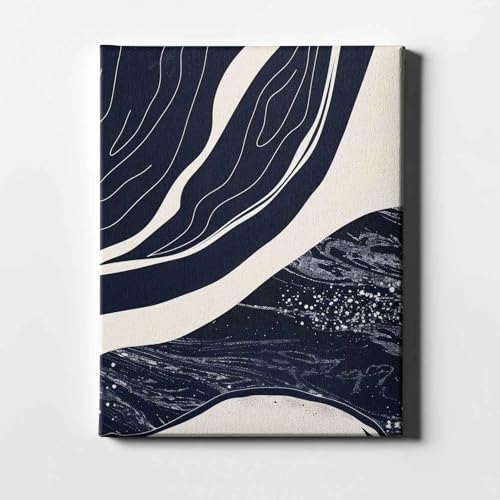 Tableau River Lines III Spiffing Prints - Cadre Moyen - 3
