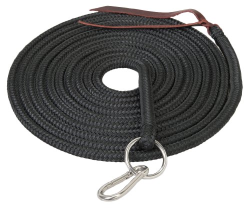 Ramal de lunge Weaver Leather con anillo metálico y tapa antidesgaste