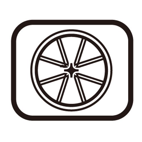 Axe de rechange Shimano FHM970 pour moyu arrière de VTT