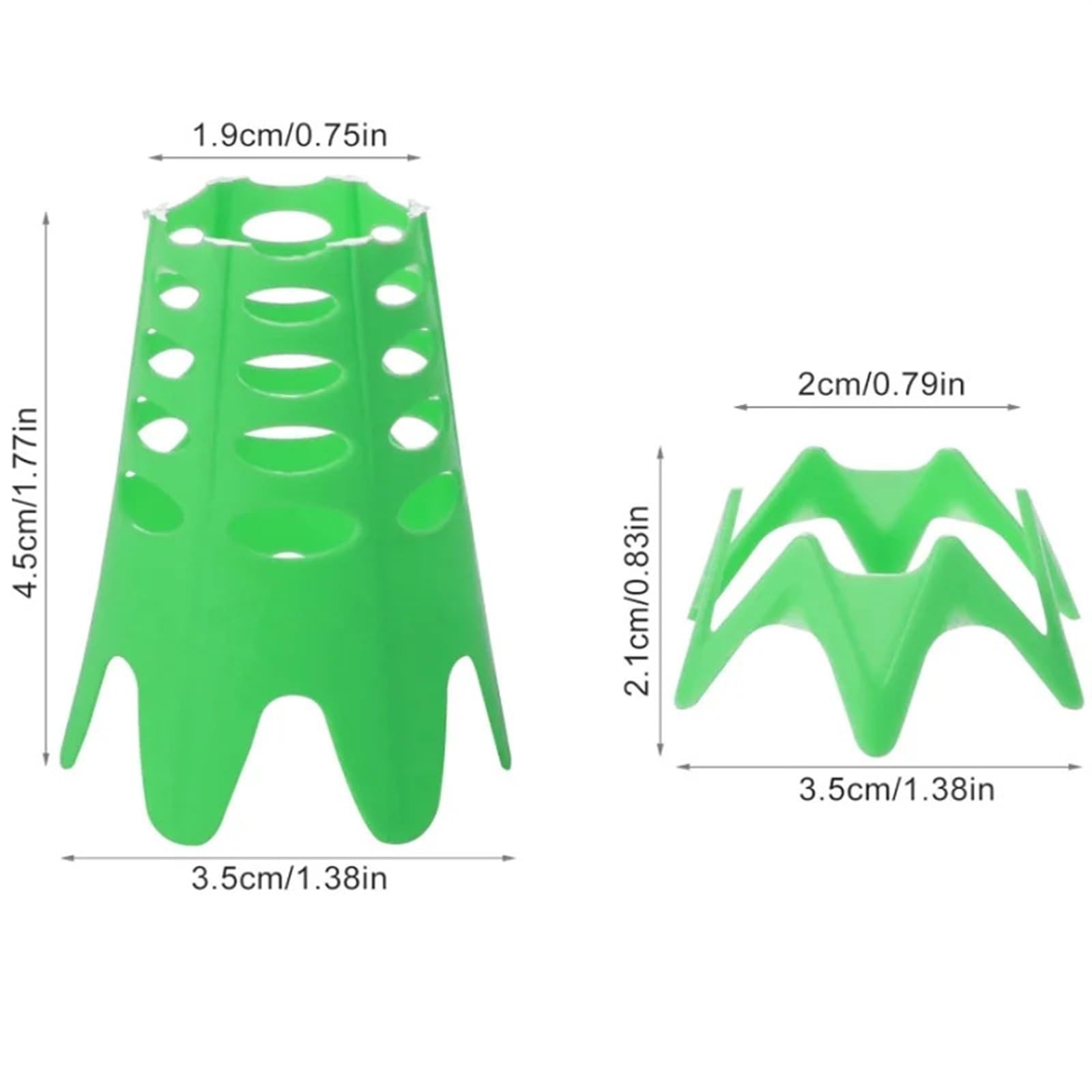 Golf Tee 20-teiliges Paket mit 10 großen und 10 kurzen Golf-Tees, Kunststoff-Golfsimulator-Tees, Übungs- und Trainingsmatten-Tees for Zuhause und draußen, sportbegeisterte Sportler FüR Einen Idealen A