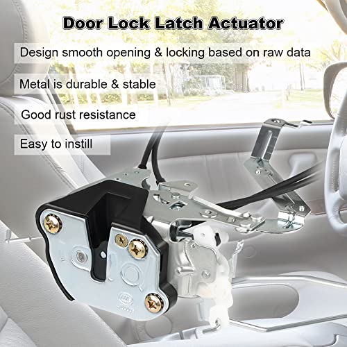 Image of Front Left Driver Side Door Lock Latch Actuator Assembly Compatible with 2001-2007 Toyota Sequoia, 2005-2006 Tundra 4.7L V8, Replacement for 69304-0C010