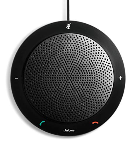 Jabra Speak PHS001U 410 USB Speakerphone for Skype and VoIP Calls - U.S. Retail Packaging (Renewed)