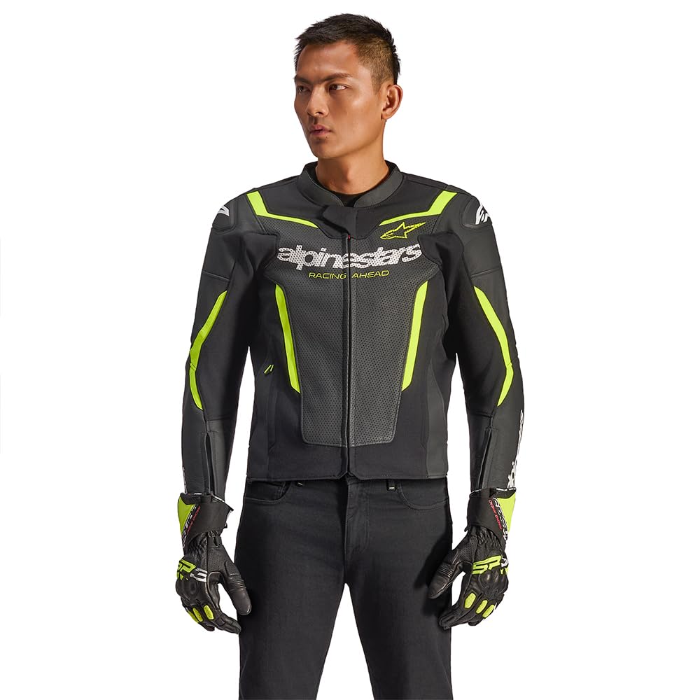 Alpinestars GP Force V2 Airflow Leather Jacket 52 Black