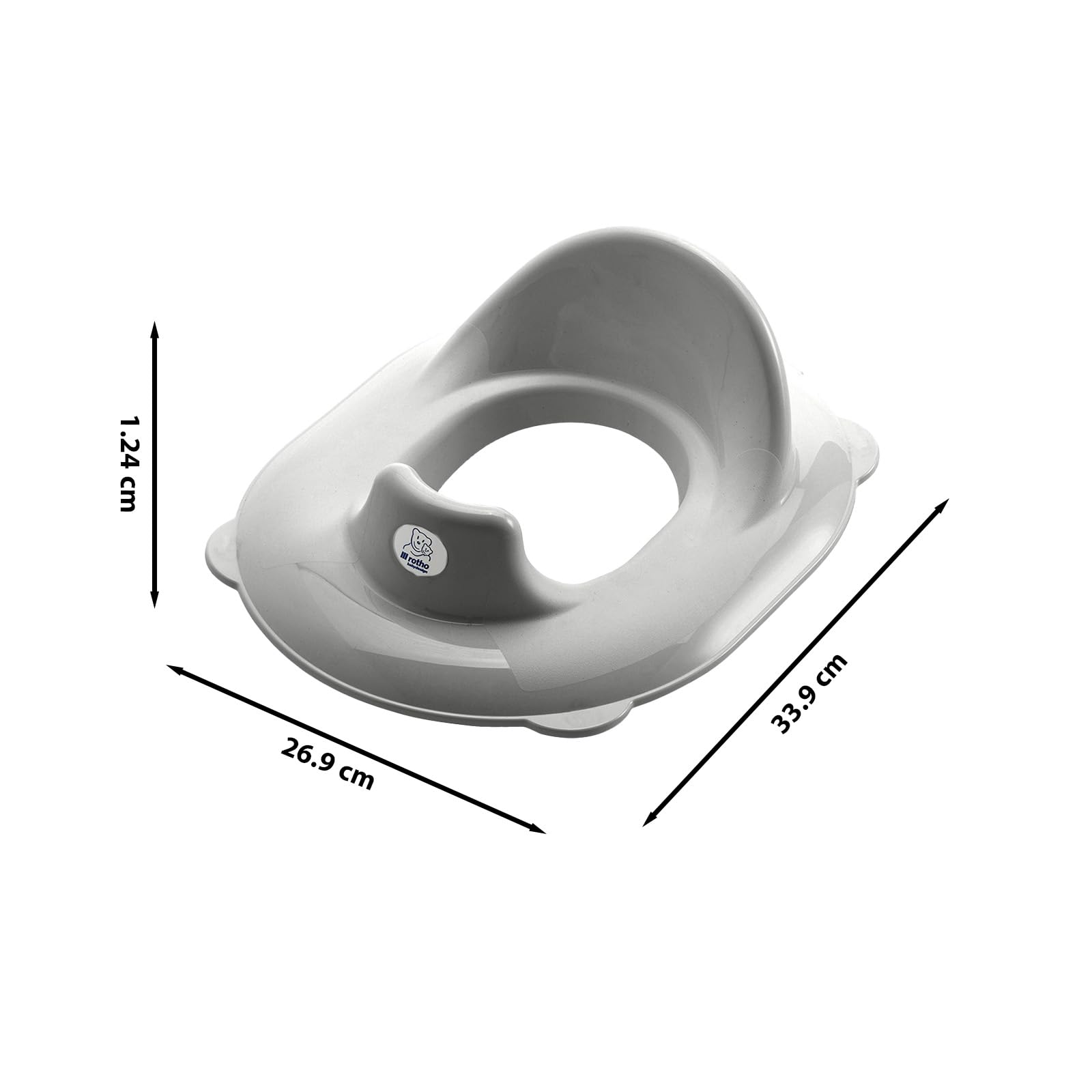 Rotho Babydesign Toilet seat Toilet Trainer Toilet seat Toddler TOP Recycled (Plastic) Grey, Grau - Image 2