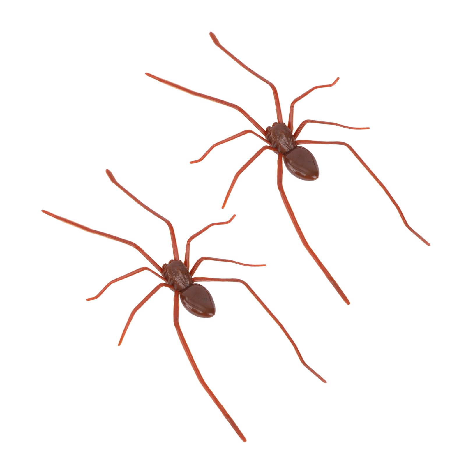 Lyreh 2pcs 3D Spider Fridge Magnets, Realistic Brown Spider Refrigerator Magnets for Kitchen & Office Fun Prank Decor