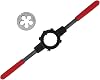 MOTOKU 12-28 Heavy Duty Die and Die Stock Handle Wrench Holder Combo 22LR 223 5.56 9mm
