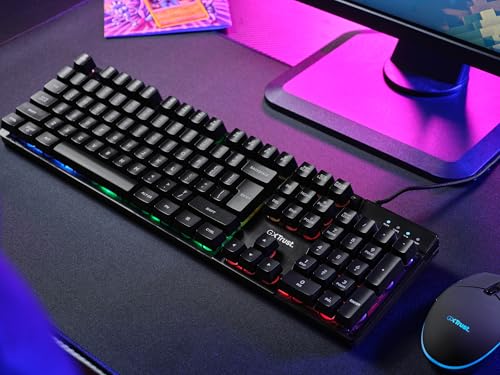 Miniatura 7 de GXTrust Azor Teclado Gaming y Ratón con Cable QWERTY Español, Negro