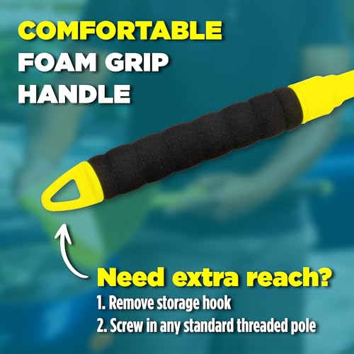 Image of Invisible Glass 99031 Reach & Clean Glass Windshield Cleaner Tool Combo Kit With Premium Aerosol Cleaner, Extendable Handle, (2) Reusable Quick Change Microfibers, and Storage Bag 19 Ounce (Pack of 6)