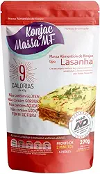 Kit 6X: Massa Konjac Tipo Lasanha 270g