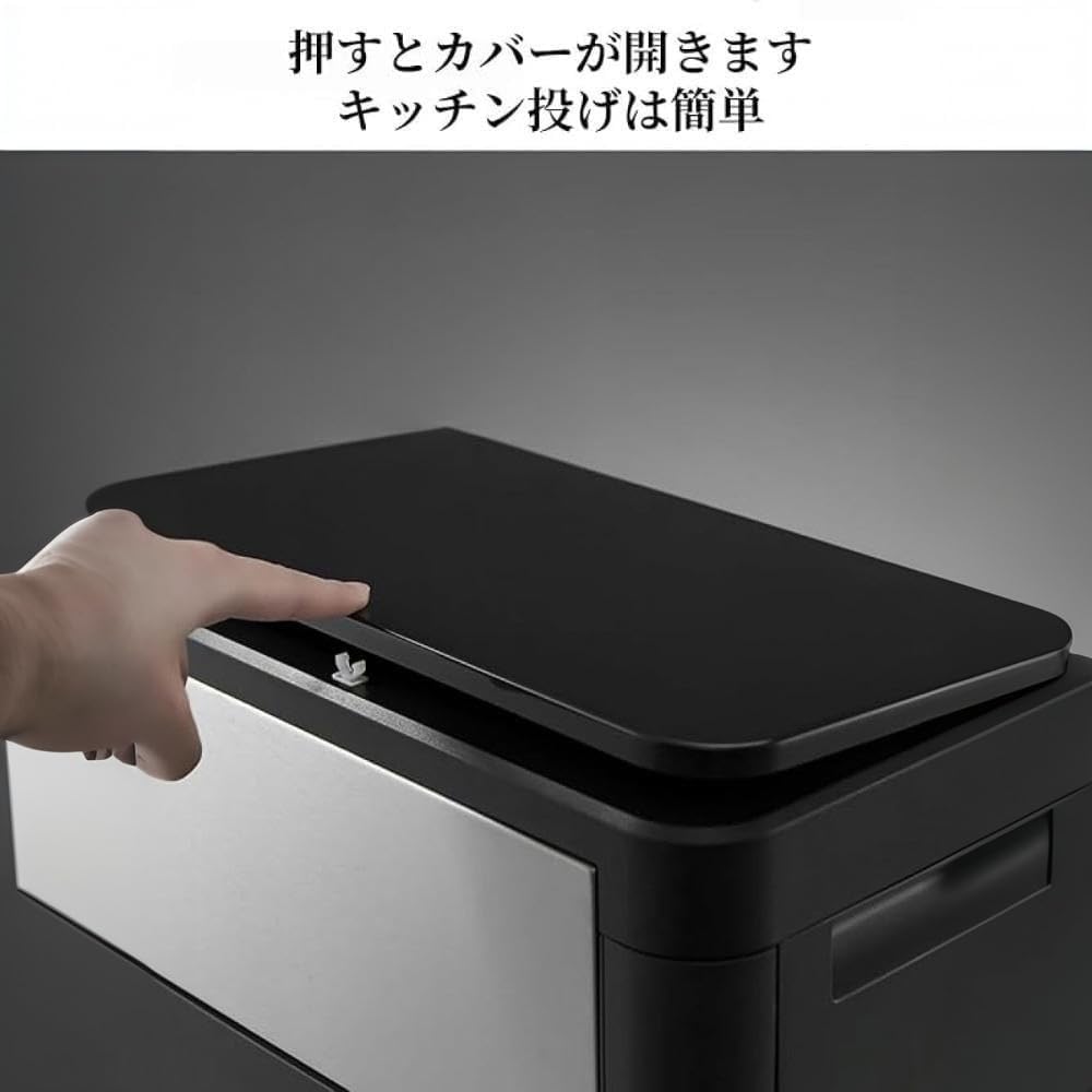 Amazon｜IWEJ 両開きふた付き大容量グレーダストボックス (25L,グレー
