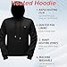 Heated Hoodie Unisex, for Outdoor Commute, 5-Zone Warmth, 3-Temperature Settings, All-Day Comfort (Gray,1pc,X-Large)