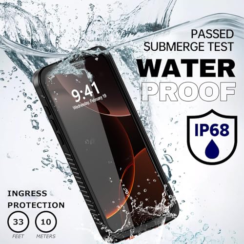 Coque étanche iPhone 16 Pro Max anti-rayure écran intégré noir - 2