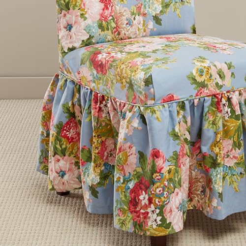Waverly SF48419 Juliet Long Dining Chair Slipcover In Chambray thumb #2