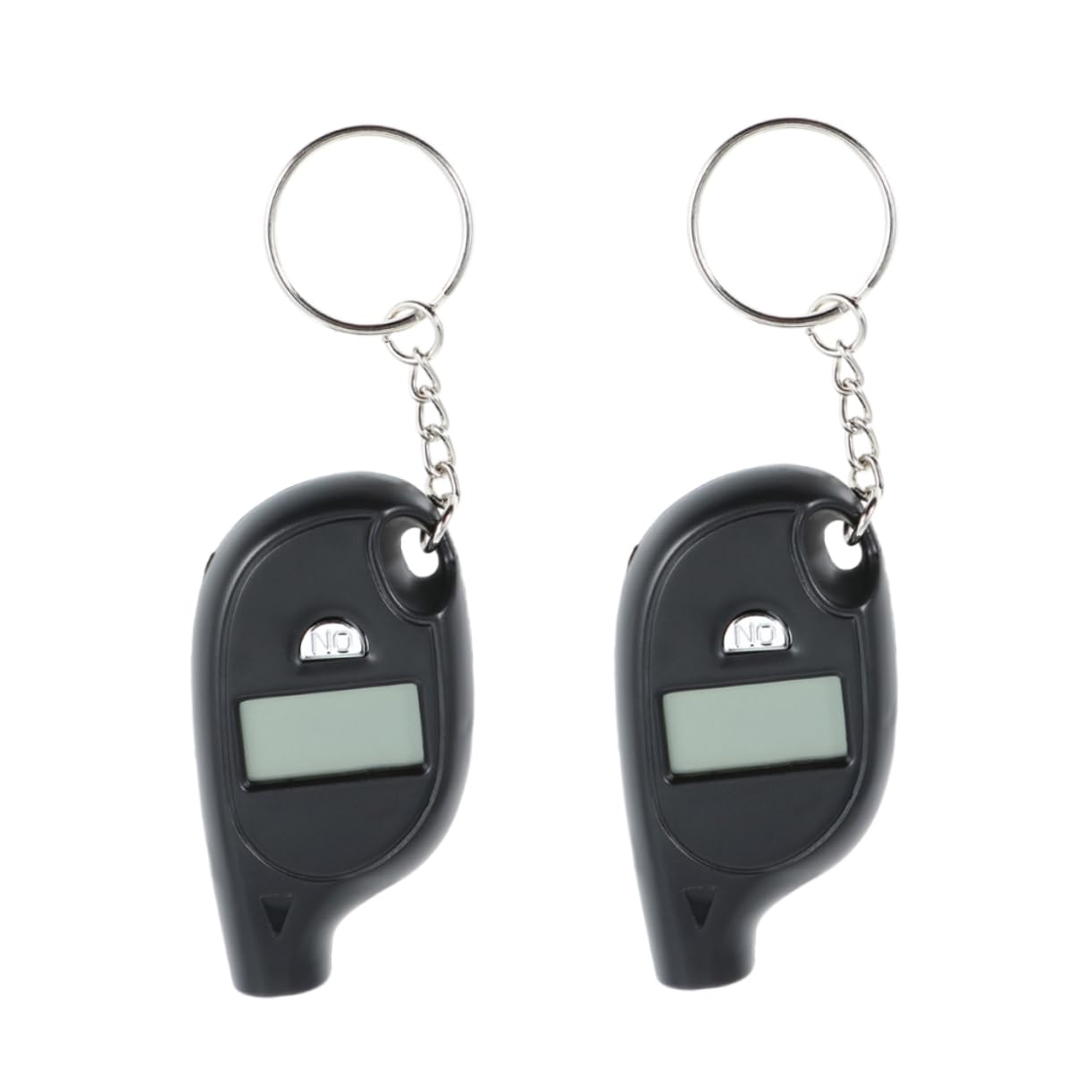 SEWOART 2Pcs Digital Tire Pressure Gauge with Keychain Portable and Ergonomic Design for Accurate Readings Cars and Trucks Non Slip Surface for Comfortable Grip