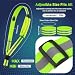 Starvortex Leuchtband Joggen mit Reflektoren Gürtel, Hochsichtbare Nacht Sicherheitslicht Laufgürtel, LED Lauflicht mit 2er Reflektierende Sicherheits Armband, Wiederaufladbare Verstellbarer Lauflicht