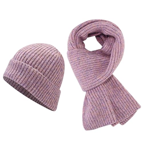 Gorro y bufanda de invierno mujer para paseos urbanos y mañanas de frío en la ciudad