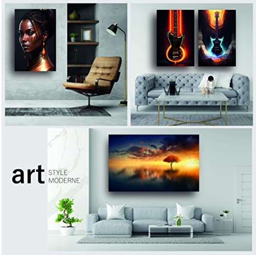 Impression sur toile de haute qualité astronaute tableau moderne - 7
