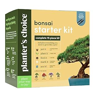 Bonsai Starter Kit – Gardening Gift for Women & Men – Bonsai Tree Growing Garden Crafts Hobby Kits for Adults, Unique DIY Hobbies for Plant Lovers – Unusual Christmas Gifts Ideas – or Gardener Mother