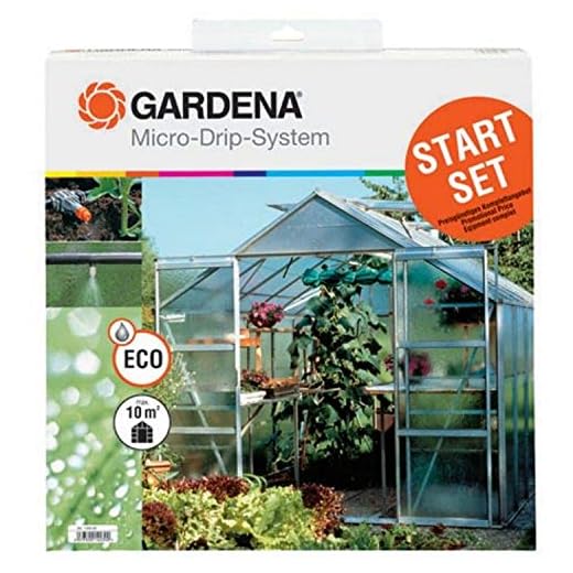 Gardena 1403 Mikro-Tropf-Starter-Set für Gewächshäuser